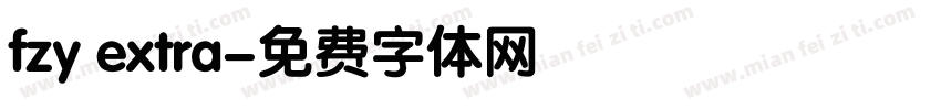 fzy extra字体转换